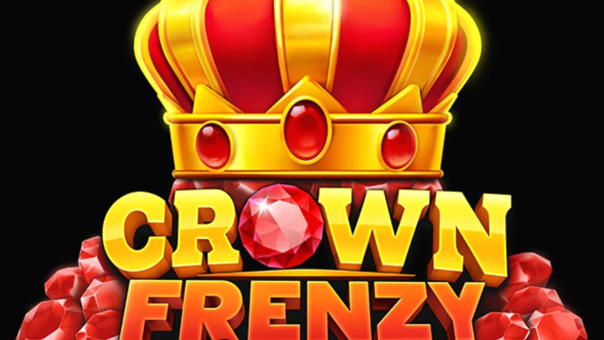 Crown Frenzy LockNWin slot game display with royal theme and golden crown symbols